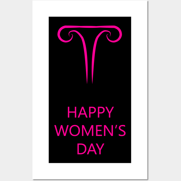 happy women's day Wall Art by tita